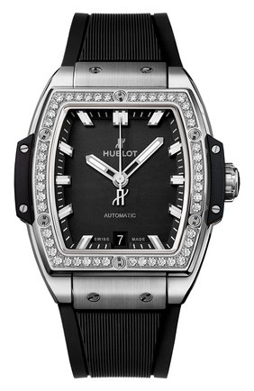 Женские часы big bang titanium diamonds HUBLOT черного цвета по цене 1369400 руб., арт. 665.NX.1170.RX.1204 | Фото 1 Женские часы big bang titanium diamonds HUBLOT черного цвета, арт. 665.NX.1170.RX.1204 | Фото 1