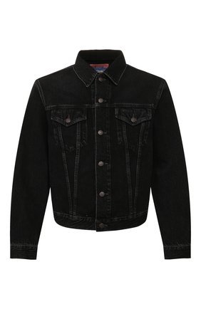 Мужская джинсовая куртка ACNE STUDIOS черного цвета по цене 28050 руб., арт. B90286/M | Фото 1 Мужская джинсовая куртка ACNE STUDIOS черного цвета, арт. B90286/M | Фото 1
