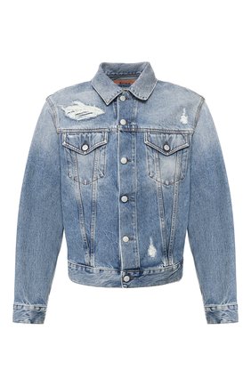 Мужская джинсовая куртка ACNE STUDIOS голубого цвета по цене 36950 руб., арт. B90282/M | Фото 1 Мужская джинсовая куртка ACNE STUDIOS голубого цвета, арт. B90282/M | Фото 1