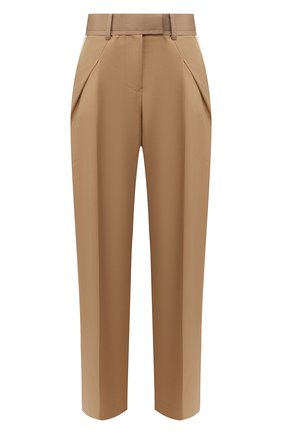 Женские шерстяные брюки SACAI бежевого цвета по цене 49950 руб., арт. 20-04824 | Фото 1 Женские шерстяные брюки SACAI бежевого цвета, арт. 20-04824 | Фото 1