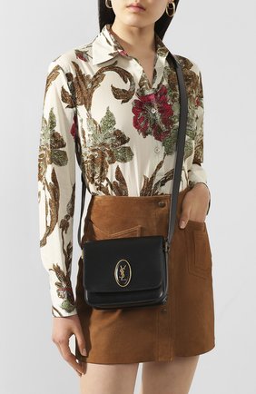 Женская сумка le 61 besace small SAINT LAURENT черного цвета по цене 124000 руб., арт. 617102/02G0W | Фото 2 Женская сумка le 61 besace small SAINT LAURENT черного цвета, арт. 617102/02G0W | Фото 2