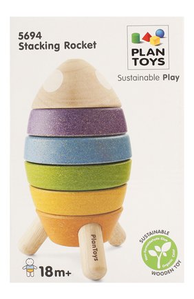 Детского игра пирамидка PLAN TOYS разноцветного цвета, арт. 5694 | Фото 1
