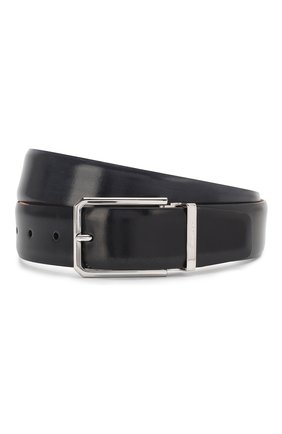 Мужской кожаный ремень SANTONI темно-синего цвета по цене 23050 руб., арт. CM35NS003B90EVVDU32 | Фото 1 Мужской кожаный ремень SANTONI темно-синего цвета, арт. CM35NS003B90EVVDU32 | Фото 1