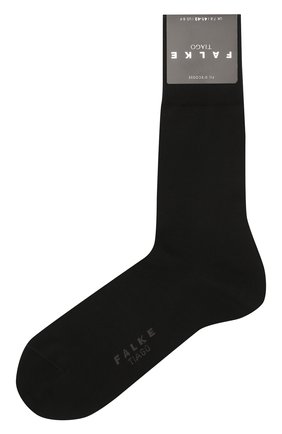 Мужские хлопковые носки FALKE черного цвета, арт. 14662.. | Фото 1 (Материал внешний: Хлопок; Кросс-КТ: бельё)