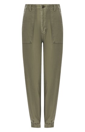 Женские хлопковые брюки R13 хаки цвета по цене 29950 руб., арт. R13W7554-93 | Фото 1 Женские хлопковые брюки R13 хаки цвета, арт. R13W7554-93 | Фото 1
