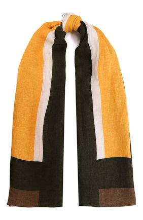 Женское льняное парео LORO PIANA хаки цвета по цене 54400 руб., арт. FAL1444 | Фото 1 Женское льняное парео LORO PIANA хаки цвета, арт. FAL1444 | Фото 1