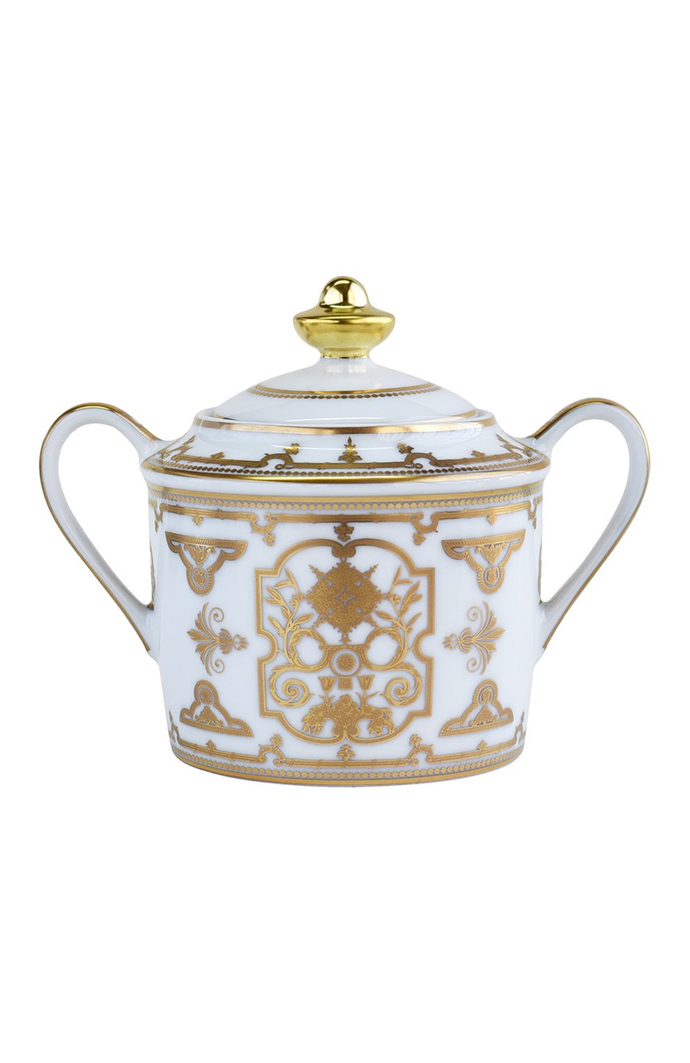 Мужская сахарница aux rois or BERNARDAUD золотого цвета, арт. 1847/155 | Фото 1
