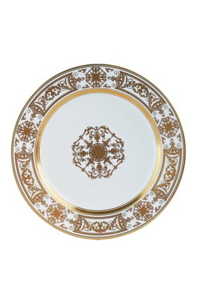 Тарелка салатная aux rois or BERNARDAUD золотого цвета по цене 22400 руб., арт. 1847/17 | Фото 1 Тарелка салатная aux rois or BERNARDAUD золотого цвета, арт. 1847/17 | Фото 1