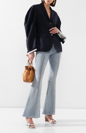 Женский шерстяной жакет LANVIN темно-синего цвета по цене 176500 руб., арт. RW-JA734U-4197-E20 | Фото 2 Женский шерстяной жакет LANVIN темно-синего цвета, арт. RW-JA734U-4197-E20 | Фото 2