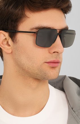 Женские солнцезащитные очки MYKITA MYLON черного цвета по цене 45150 руб., арт. L0TUS/243 | Фото 3 Женские солнцезащитные очки MYKITA MYLON черного цвета, арт. L0TUS/243 | Фото 3