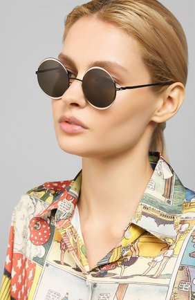 Женские солнцезащитные очки MYKITA черного цвета по цене 41050 руб., арт. IRIS/404 | Фото 2 Женские солнцезащитные очки MYKITA черного цвета, арт. IRIS/404 | Фото 2