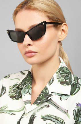 Мужские солнцезащитные очки GUCCI черного цвета по цене 30800 руб., арт. GG0626 001 | Фото 2 Мужские солнцезащитные очки GUCCI черного цвета, арт. GG0626 001 | Фото 2