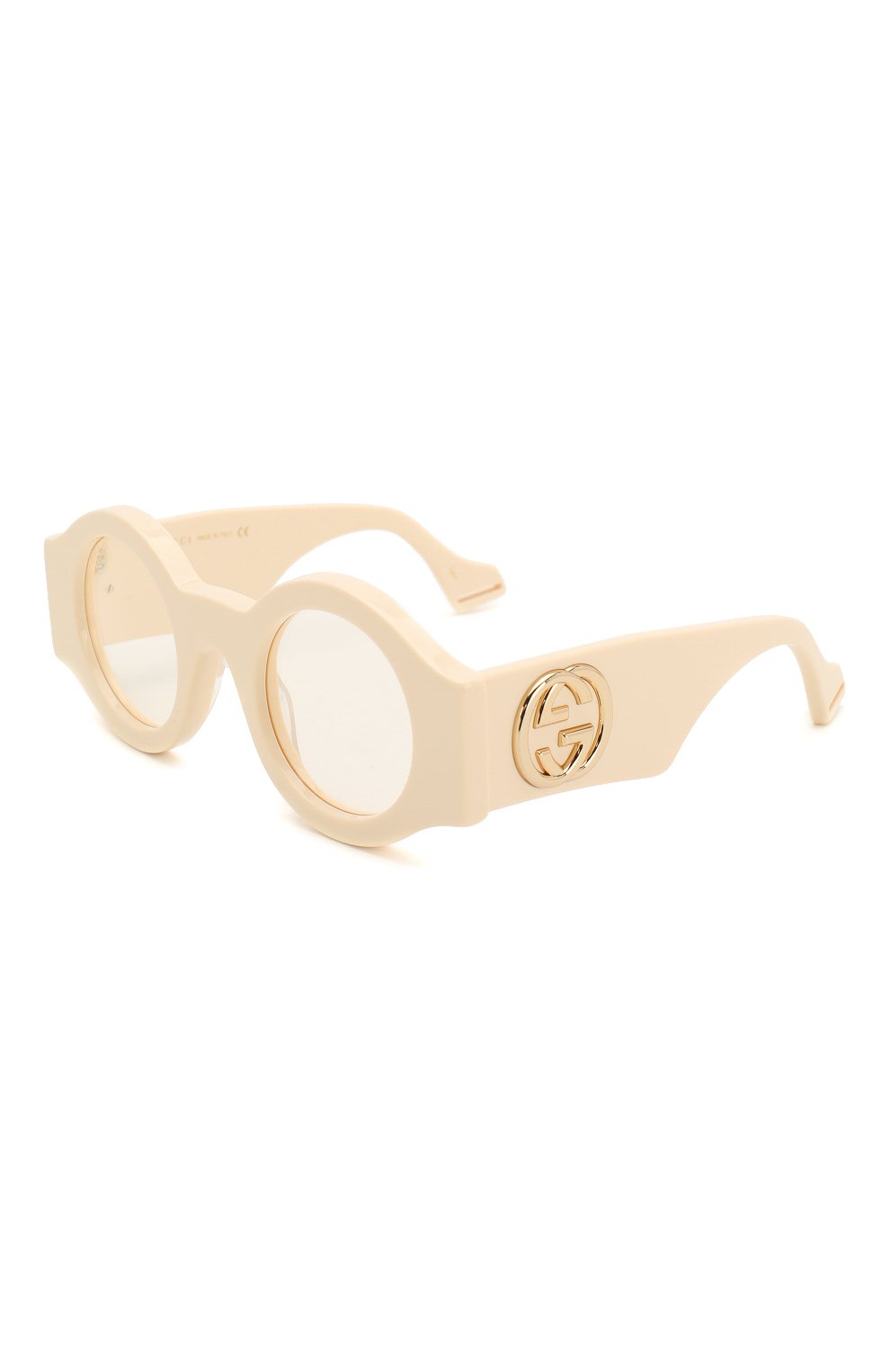 Женские солнцезащитные очки GUCCI бежевого цвета, арт. GG0629 002 | Фото 1