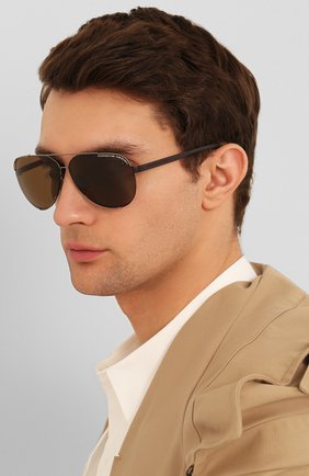 Мужские солнцезащитные очки PORSCHE DESIGN коричневого цвета по цене 25900 руб., арт. 8682-B | Фото 2 Мужские солнцезащитные очки PORSCHE DESIGN коричневого цвета, арт. 8682-B | Фото 2