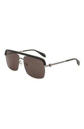 Женские солнцезащитные очки ALEXANDER MCQUEEN черного цвета по цене 34950 руб., арт. AM0258S 002 | Фото 1 Женские солнцезащитные очки ALEXANDER MCQUEEN черного цвета, арт. AM0258S 002 | Фото 1