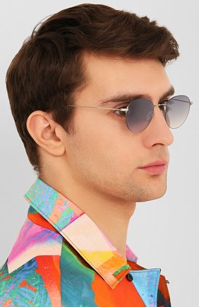 Женские солнцезащитные очки EYEPETIZER синего цвета по цене 11500 руб., арт. 0LIVIER 1-12F | Фото 3 Женские солнцезащитные очки EYEPETIZER синего цвета, арт. 0LIVIER 1-12F | Фото 3
