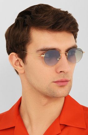 Женские солнцезащитные очки EYEPETIZER синего цвета по цене 11500 руб., арт. 0LIVIER 4-11F | Фото 3 Женские солнцезащитные очки EYEPETIZER синего цвета, арт. 0LIVIER 4-11F | Фото 3