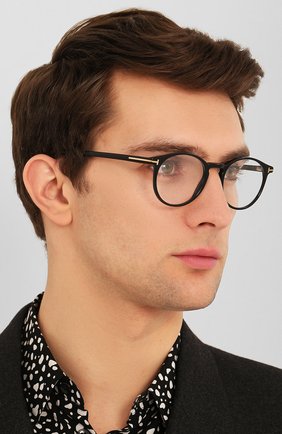 Мужские оправа TOM FORD черного цвета по цене 17250 руб., арт. TF5294 001 | Фото 2 Мужские оправа TOM FORD черного цвета, арт. TF5294 001 | Фото 2