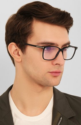 Мужские оправа TOM FORD черного цвета по цене 18600 руб., арт. TF5478-B 001 | Фото 2 Мужские оправа TOM FORD черного цвета, арт. TF5478-B 001 | Фото 2