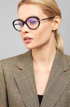 Мужские оправа TOM FORD черного цвета по цене 19100 руб., арт. TF5675-B 001 | Фото 2 Мужские оправа TOM FORD черного цвета, арт. TF5675-B 001 | Фото 2