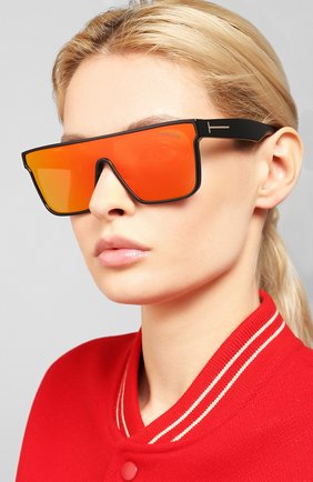 Мужские солнцезащитные очки TOM FORD оранжевого цвета по цене 31400 руб., арт. TF709 | Фото 2 Мужские солнцезащитные очки TOM FORD оранжевого цвета, арт. TF709 | Фото 2