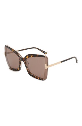 Мужские солнцезащитные очки TOM FORD коричневого цвета по цене 28750 руб., арт. TF766 | Фото 1 Мужские солнцезащитные очки TOM FORD коричневого цвета, арт. TF766 | Фото 1