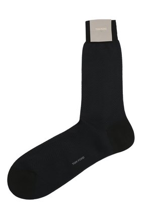 Мужские хлопковые носки TOM FORD темно-синего цвета по цене 5700 руб., арт. BUCC3/TFS981 | Фото 1 Мужские хлопковые носки TOM FORD темно-синего цвета, арт. BUCC3/TFS981 | Фото 1