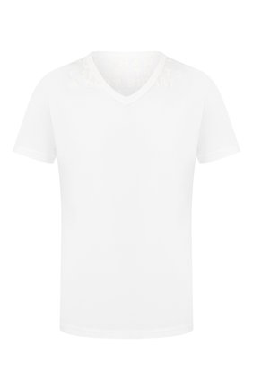 Мужская хлопковая футболка MAISON MARGIELA белого цвета по цене 10600 руб., арт. S30GJ0007/S20299 | Фото 1 Мужская хлопковая футболка MAISON MARGIELA белого цвета, арт. S30GJ0007/S20299 | Фото 1
