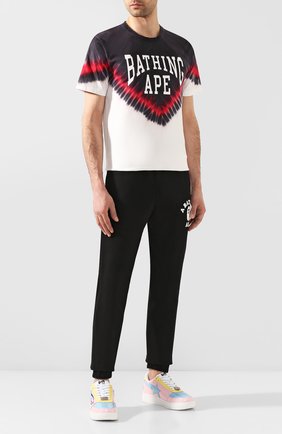 Мужской хлопковые джоггеры BAPE черного цвета по цене 21300 руб., арт. 1G30152004 | Фото 2 Мужской хлопковые джоггеры BAPE черного цвета, арт. 1G30152004 | Фото 2