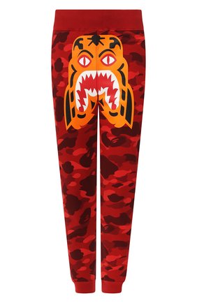 Мужской хлопковые джоггеры BAPE красного цвета по цене 22350 руб., арт. 1G30152003 | Фото 1 Мужской хлопковые джоггеры BAPE красного цвета, арт. 1G30152003 | Фото 1