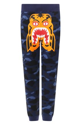 Мужской хлопковые джоггеры BAPE синего цвета по цене 22350 руб., арт. 1G30152003 | Фото 1 Мужской хлопковые джоггеры BAPE синего цвета, арт. 1G30152003 | Фото 1