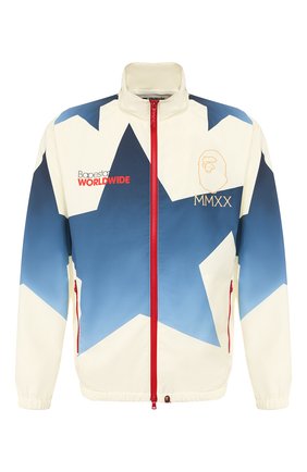 Мужской бомбер BAPE белого цвета по цене 32900 руб., арт. 1G30140003 | Фото 1 Мужской бомбер BAPE белого цвета, арт. 1G30140003 | Фото 1