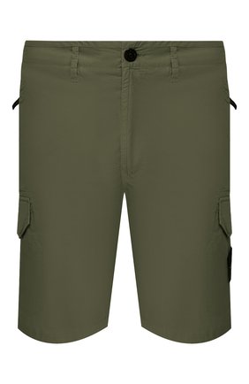 Мужские хлопковые шорты STONE ISLAND хаки цвета по цене 17950 руб., арт. 7215L0403 | Фото 1 Мужские хлопковые шорты STONE ISLAND хаки цвета, арт. 7215L0403 | Фото 1