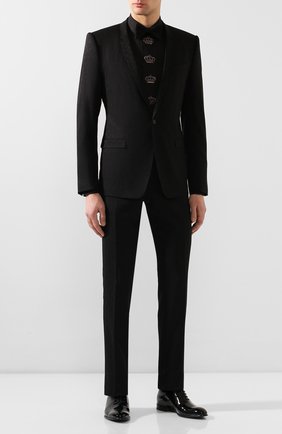 Мужская хлопковая сорочка DOLCE & GABBANA черного цвета по цене 69950 руб., арт. G5HH6Z/GEM00 | Фото 2 Мужская хлопковая сорочка DOLCE & GABBANA черного цвета, арт. G5HH6Z/GEM00 | Фото 2
