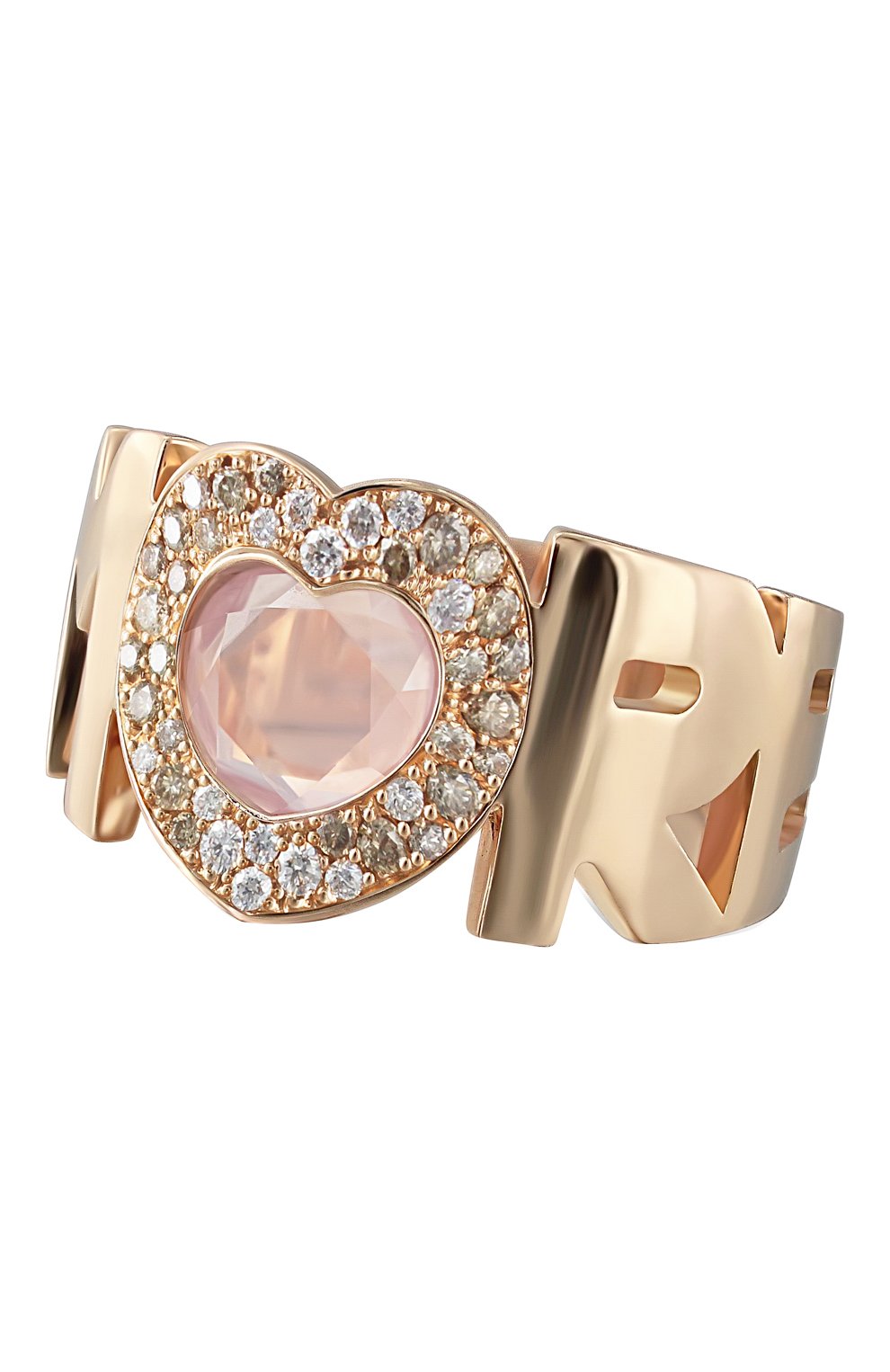 Женские кольцо PASQUALE BRUNI бесцветного цвета, арт. 15834R | Фото 1 (Драгоценные камни: Бриллианты; Материал сплава: Розовое золото)