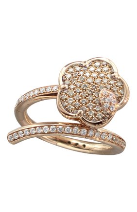 Женские кольцо PASQUALE BRUNI бесцветного цвета, арт. 16017R | Фото 1 (Материал сплава: Розовое золото; Драгоценные камни: Бриллианты)