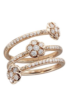 Женские кольцо PASQUALE BRUNI бесцветного цвета, арт. 16040R | Фото 1 (Материал сплава: Розовое золото; Драгоценные камни: Бриллианты)