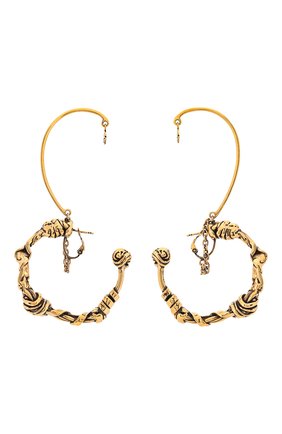 Женские серьги ALEXANDER MCQUEEN золотого цвета по цене 30800 руб., арт. 621779/J160T | Фото 1 Женские серьги ALEXANDER MCQUEEN золотого цвета, арт. 621779/J160T | Фото 1