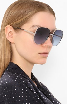 Женские солнцезащитные очки TOM FORD голубого цвета по цене 33700 руб., арт. TF783 | Фото 2 Женские солнцезащитные очки TOM FORD голубого цвета, арт. TF783 | Фото 2