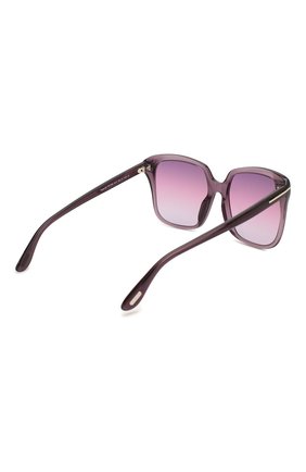 Женские солнцезащитные очки TOM FORD фиолетового цвета по цене 27300 руб., арт. TF788 | Фото 4 Женские солнцезащитные очки TOM FORD фиолетового цвета, арт. TF788 | Фото 4