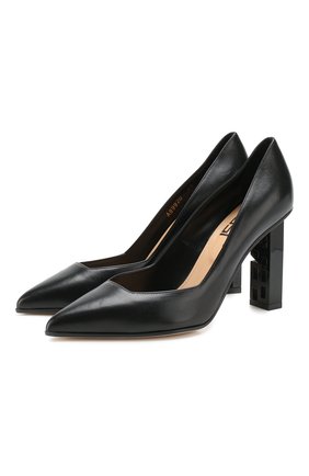 Женская кожаные туфли super heel SERGIO ROSSI черного цвета по цене 59600 руб., арт. A89920-MAGN05 | Фото 1 Женская кожаные туфли super heel SERGIO ROSSI черного цвета, арт. A89920-MAGN05 | Фото 1