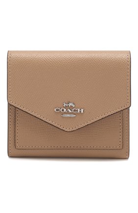 Женские кожаное портмоне COACH бежевого цвета по цене 8740 руб., арт. 58298 | Фото 1 Женские кожаное портмоне COACH бежевого цвета, арт. 58298 | Фото 1