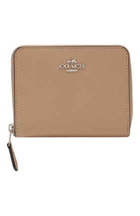 Женские кожаное портмоне COACH бежевого цвета по цене 8360 руб., арт. 29677 | Фото 1 Женские кожаное портмоне COACH бежевого цвета, арт. 29677 | Фото 1
