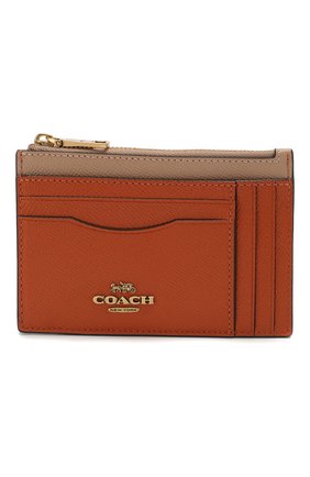 Женский кожаный футляр для кредитных карт COACH коричневого цвета по цене 7600 руб., арт. 66712 | Фото 1 Женский кожаный футляр для кредитных карт COACH коричневого цвета, арт. 66712 | Фото 1