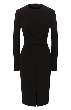 Женское шелковое платье TOM FORD черного цвета по цене 265500 руб., арт. AB2767-FAX187 | Фото 1 Женское шелковое платье TOM FORD черного цвета, арт. AB2767-FAX187 | Фото 1