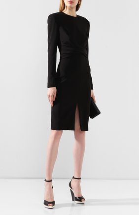 Женское шелковое платье TOM FORD черного цвета по цене 265500 руб., арт. AB2767-FAX187 | Фото 2 Женское шелковое платье TOM FORD черного цвета, арт. AB2767-FAX187 | Фото 2