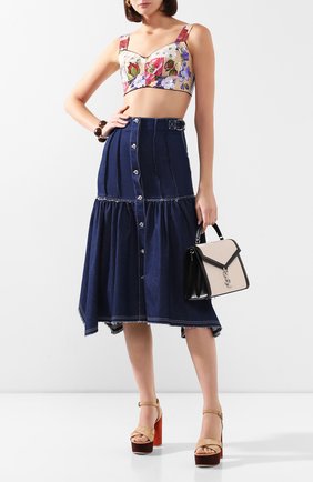 Женская топ-бюстье DOLCE & GABBANA бежевого цвета по цене 154000 руб., арт. F7Y28T/GDS77 | Фото 2 Женская топ-бюстье DOLCE & GABBANA бежевого цвета, арт. F7Y28T/GDS77 | Фото 2