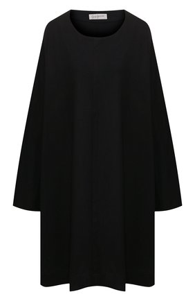 Женская хлопковый пуловер YOHJI YAMAMOTO черного цвета по цене 37150 руб., арт. NN-T19-087 | Фото 1 Женская хлопковый пуловер YOHJI YAMAMOTO черного цвета, арт. NN-T19-087 | Фото 1