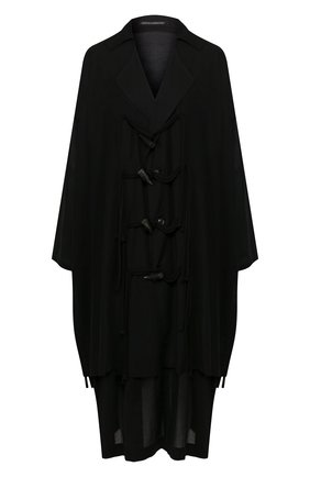 Женская хлопковая рубашка YOHJI YAMAMOTO черного цвета по цене 138500 руб., арт. NN-C51-003 | Фото 1 Женская хлопковая рубашка YOHJI YAMAMOTO черного цвета, арт. NN-C51-003 | Фото 1