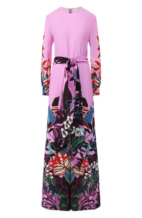 Женский шелковый комбинезон VALENTINO розового цвета по цене 398500 руб., арт. TB0VE1B55DH | Фото 1 Женский шелковый комбинезон VALENTINO розового цвета, арт. TB0VE1B55DH | Фото 1